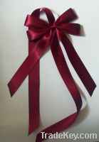 Sell the gift ribbon butterfly bow - burgundy satin bow