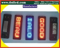 Sell LED Name badge for english, LED name sign, led mini sign