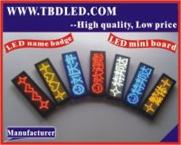 Sell led scrolling badge, LED name card, LED sign