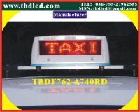 Sell LED display for car roof, car roof led sign