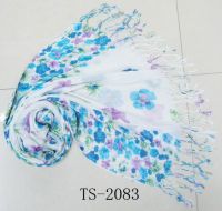 Sell Vogue Shivering Flower Printing Scarf
