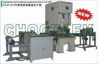 Sell Aluminum foil container making machine CTJF-45T