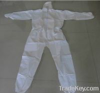 Sell Disposable Breathable Microporous Coverall with Hood and Elastic