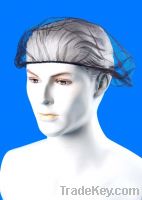 Sell Disposable Nylon Black Hair Cap with Elastic