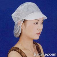 Sell Disposable Non-woven Peaked Snood Cap with Elastic