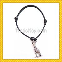 35mm length rope handmade cute alloy metal bracelet SL0026