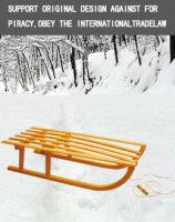 Hot Sell Winter wood snow sledge