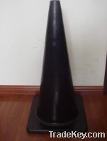 Sell 70cm black PVC traffic cone