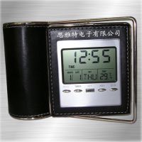 Rolling Metal And Leather PenHolder Calendar SYT-968