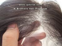 Sell  Human Hair Thin Skin InvisibleToupee/Hairpieces/Hair Replacement