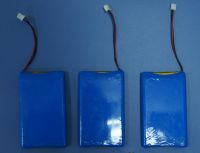 Sell li-polymer battery 654073 3.7V 2100mAh