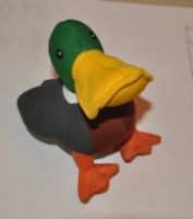 Nylon dog toy - swimming duck