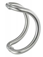 304# stainless steel C shape double side door pull handle