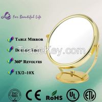 standing mirror, LED standing mirror. 360 degree revolve make up mirror