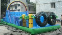 Sell Inflatable obstacle course with two rings