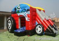 Sell Inflatable Dragster Sport Car Bounce House Moonwalk