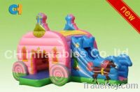 Sell HOT Inflatable Princess Carriage Bounce Slide/New Design