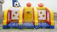 Sell Inflatable Football, Basketball, Volleyball Game in One Court