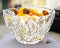 glass salad bowl