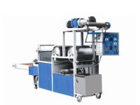cutting machine with powdering and cooling machine