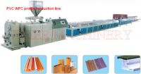 sell plastic machine WPC PVC profile extruding line