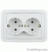 Sell wall socket 2 gang