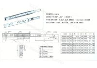 Sell ball bearing slide, drawer slide