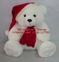 plush toy, plush bear, stuffed bear toy, soft bear toy, christmas bear toy