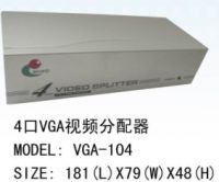 4-Port VGA Video Splitter