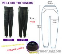 Sell VELOUR LINING PANTS