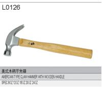 Sell American type claw hammer with wooden handle