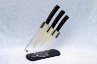 knife set in block