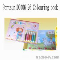 Sell children book of coloring book with pen