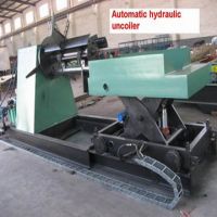 Hydraulic decoiler with car coil