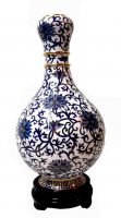 Sell cloisonne vase-Qinghua shuantou