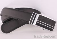 Sell men leather belt in black, classial genuine leather belt
