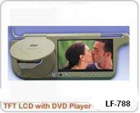 Sell LF-788: 7" Sun Visor car TFT LCD Monitor with built-in DVD Player