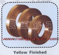 Sell yellow steel strip