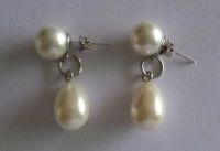 Sell pearl earrings-YSR-002