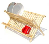 Bowl rack made of wood