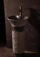 Stone pedestal sink LD-F011