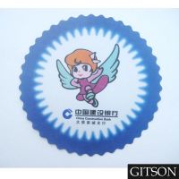cup mat, cup pad, pvc cup coaster, promotional cup coaster