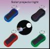 Solar projector  flashlight keychain
