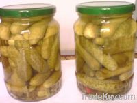 pickled cucumber in jar