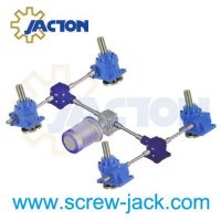 Sell synchronized lifting system, multiple worm screw jacks lifting platform, motorized acme shaft systems Manufacturers