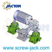 Sell synchronization of multiple jacks, multi lift worm gear screw jacks, multiple screw jacks lifting system Manufacturers