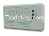 2014 New 2 Wire 4 Zone Conventional Fire Alarm Control Panel with TFT Display, 4 Zone Firefighting Alarm Host System