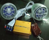 Sell motorcycle anti-theft mp3 audio system transparent speaker