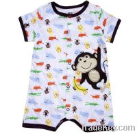 Sell baby bodysuit 100% cotton romper jumpsuits