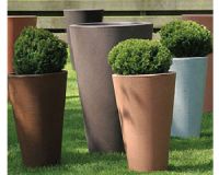 Fiberglass garden pot